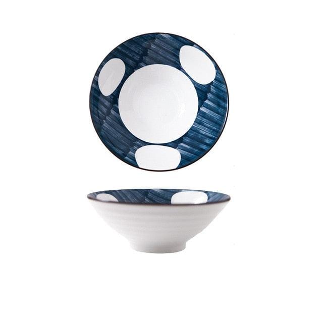 Deep Hand-Painted Coastal Bowls - Tableware - sanroccoitalia.it
