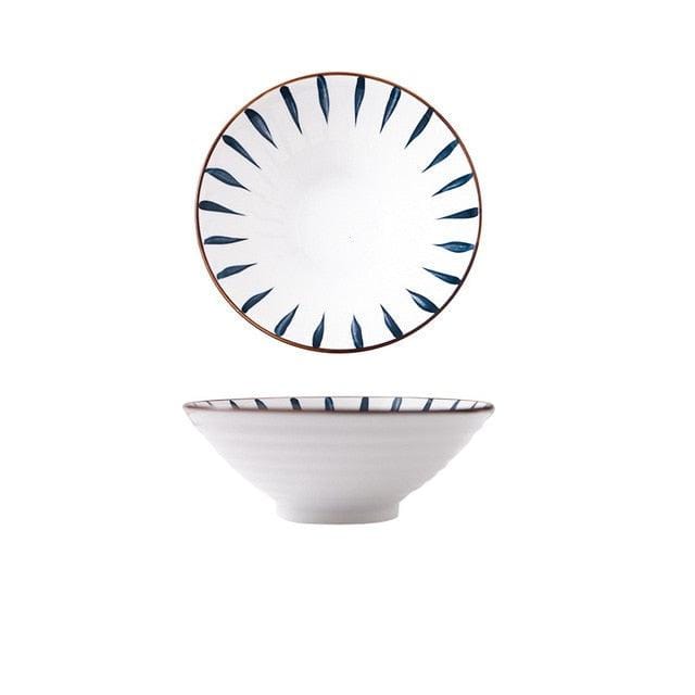 Deep Hand-Painted Coastal Bowls - Tableware - sanroccoitalia.it