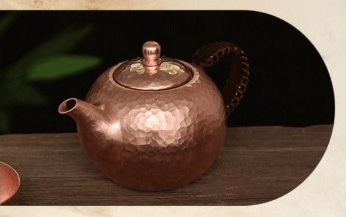 Handmade pure copper tea kettle - 250 ml - Premium Tableware - Just €99.95! Shop now at San Rocco Italia