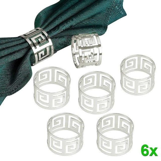 Napkin / Serviette Rings - 6 pieces - San Rocco Italia
