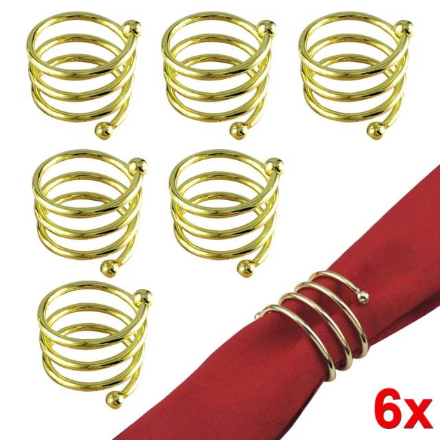 Napkin / Serviette Rings - 6 pieces - San Rocco Italia