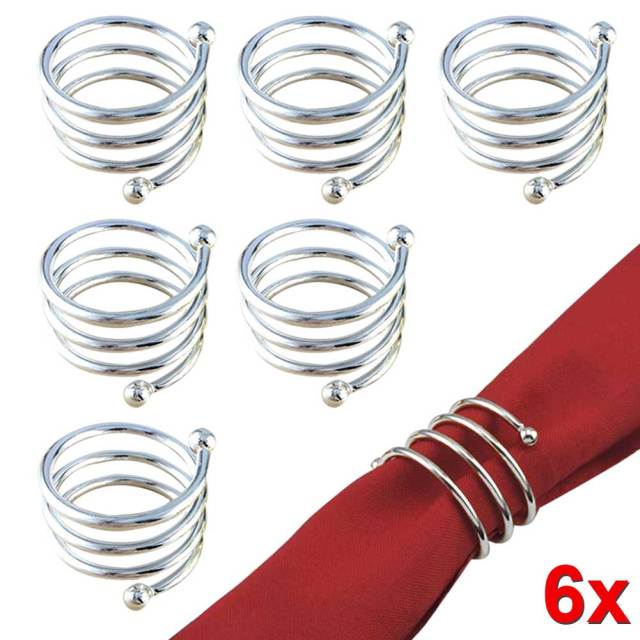 Napkin / Serviette Rings - 6 pieces - Premium Tableware - Just €19.95! Shop now at San Rocco Italia