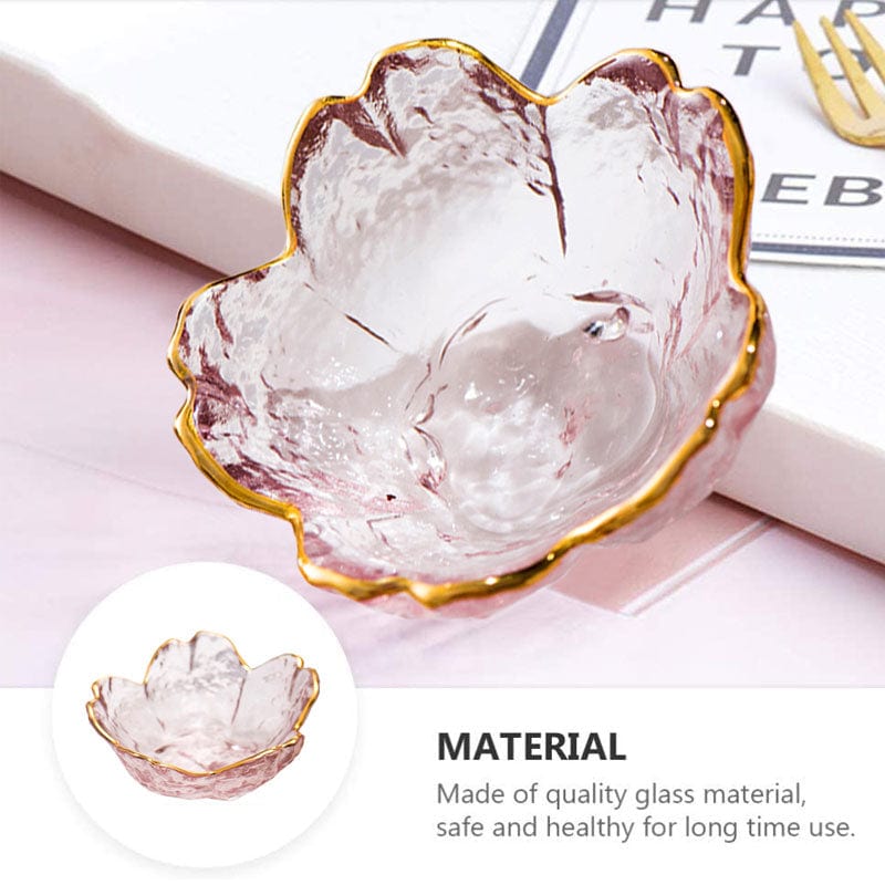 Small Glass Cherry Blossom Saucer - Premium Tableware - Just €15.95! Shop now at San Rocco Italia