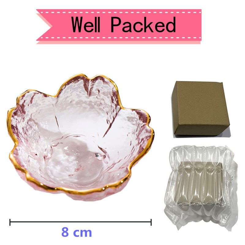 Small Glass Cherry Blossom Saucer - Premium Tableware - Just €15.95! Shop now at San Rocco Italia