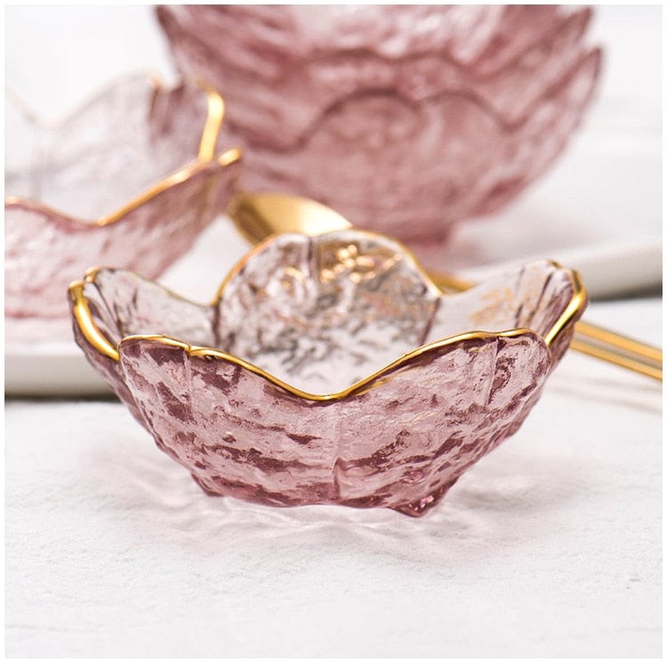 Small Glass Cherry Blossom Saucer - Premium Tableware - Just €15.95! Shop now at San Rocco Italia