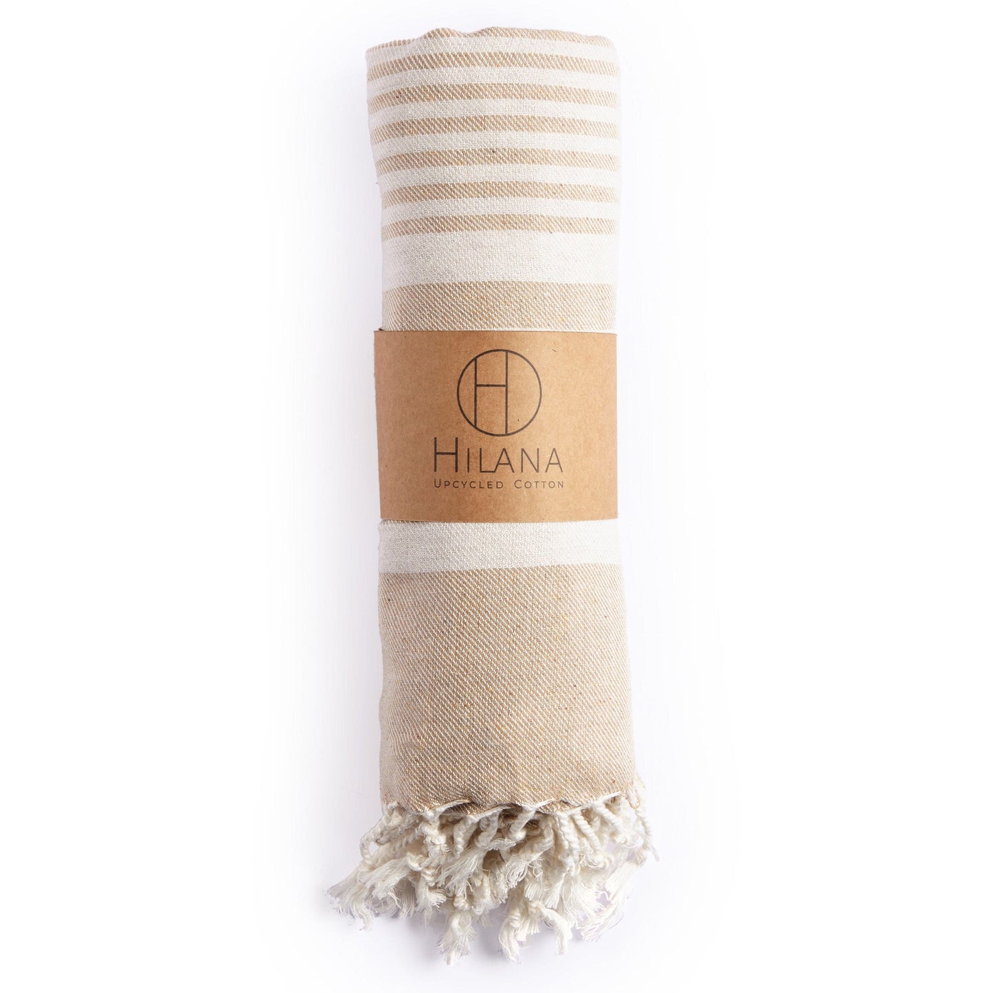 Fethiye Upcycled Throw Blanket / Towel - Beige - Premium Textiles & Pillows - Just €135! Shop now at San Rocco Italia