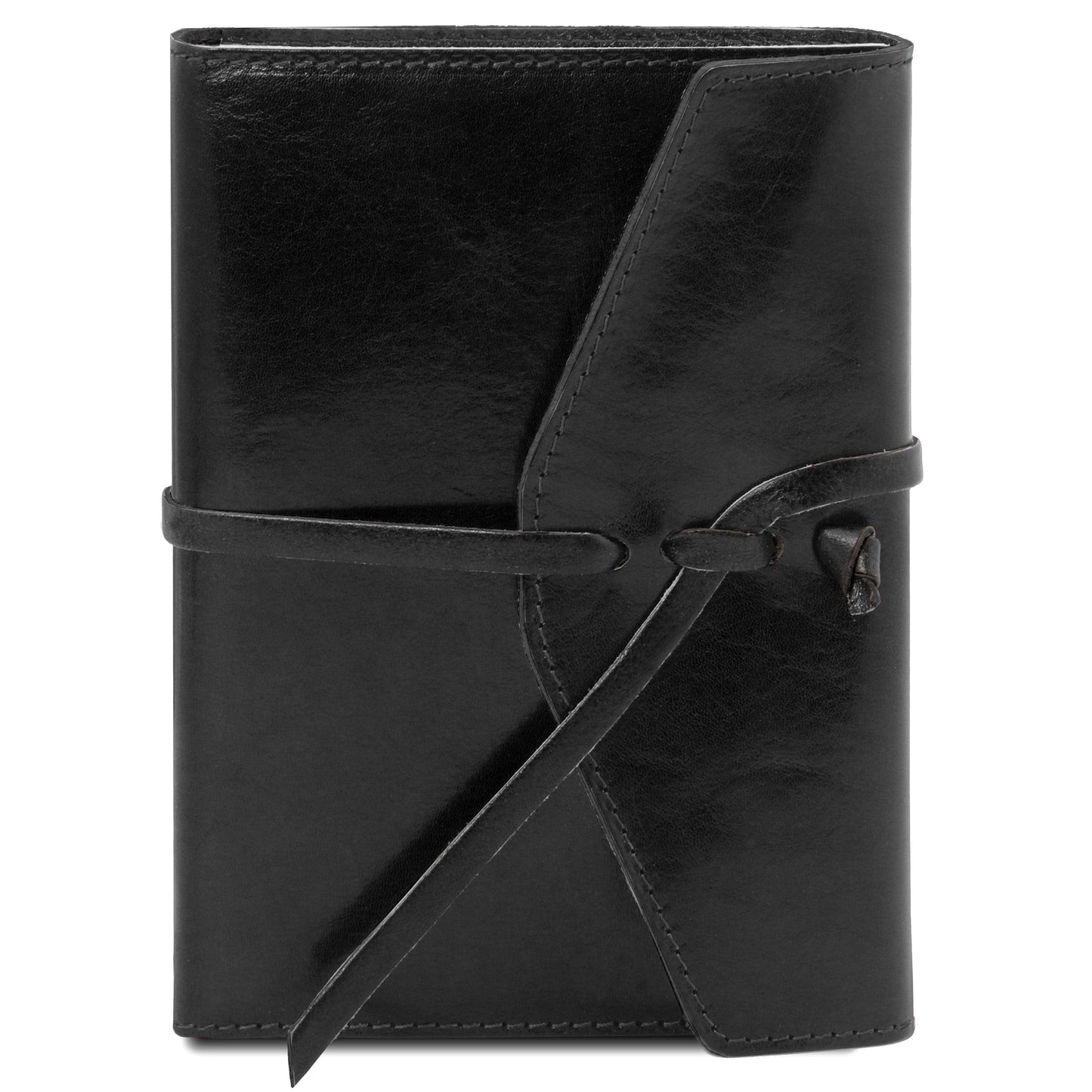 Travel leather accessories Black Leather Journal / Notebook & Refill Notebook Paper | TL142027 & TL142046 San Rocco Italia