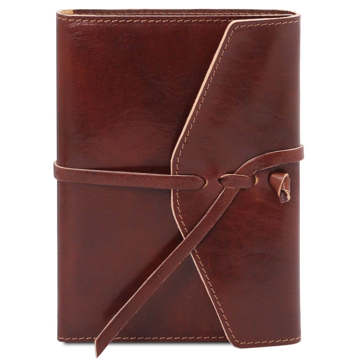 Travel leather accessories Brown Leather Journal / Notebook & Refill Notebook Paper | TL142027 & TL142046 San Rocco Italia