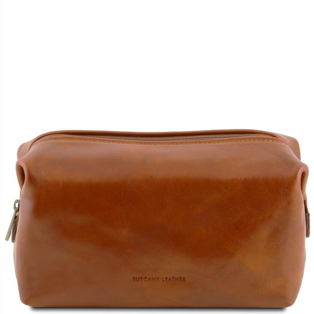 Travel leather accessories Honey Smarty - Matte leather toiletry bag - Large size | TL141219 San Rocco Italia