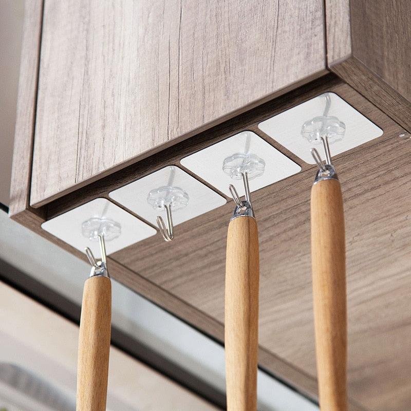 Adhesive Wall Hooks | 10 pieces - Premium Wall hooks - Just €14.95! Shop now at San Rocco Italia