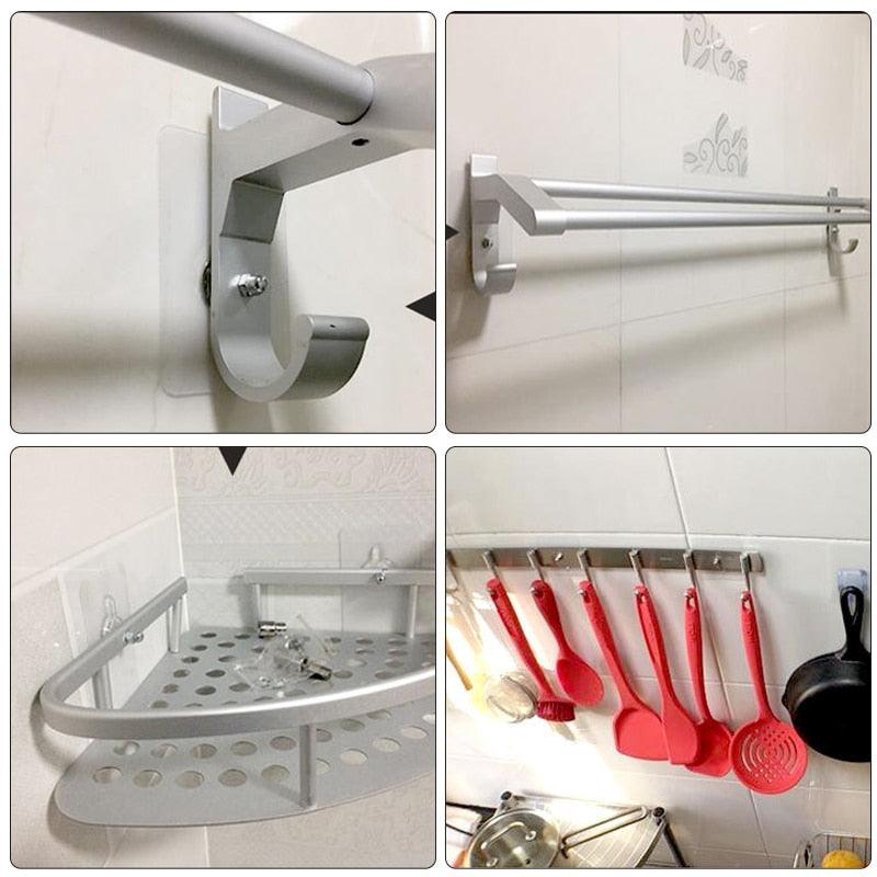 Adhesive Wall Hooks | 10 pieces - Premium Wall hooks - Just €14.95! Shop now at San Rocco Italia
