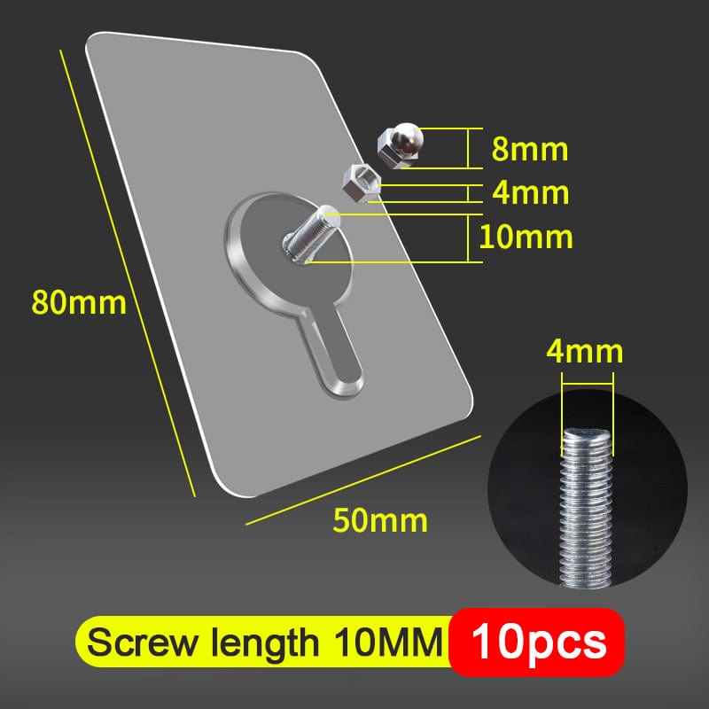 Adhesive Wall Hooks | 10 pieces - Premium Wall hooks - Just €14.95! Shop now at San Rocco Italia