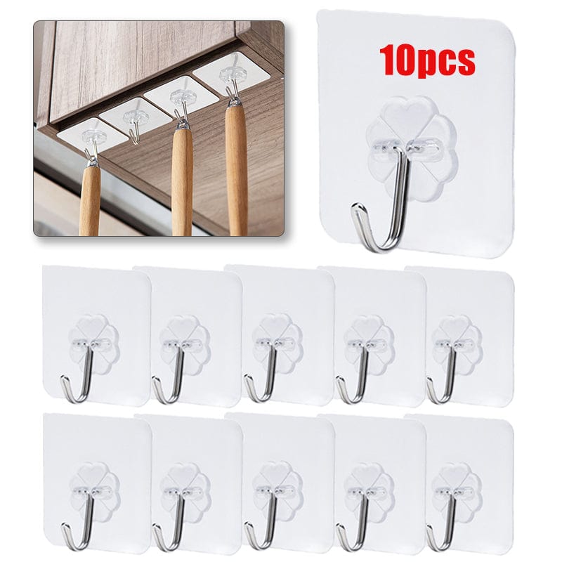 Adhesive Wall Hooks | 10 pieces - Premium Wall hooks - Just €14.95! Shop now at San Rocco Italia