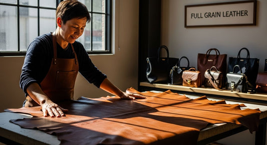 full grain leather craftsmanship