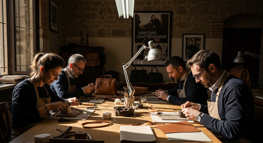 Italian handbag workshop