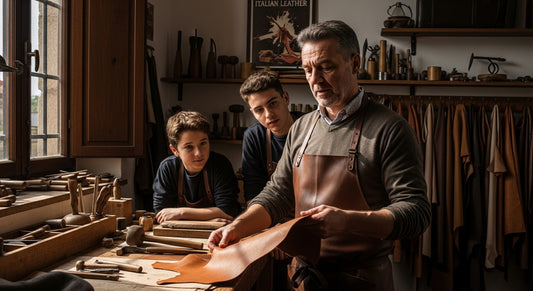 italian leather workshop