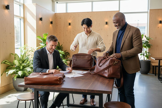 men leather bags lifestyle