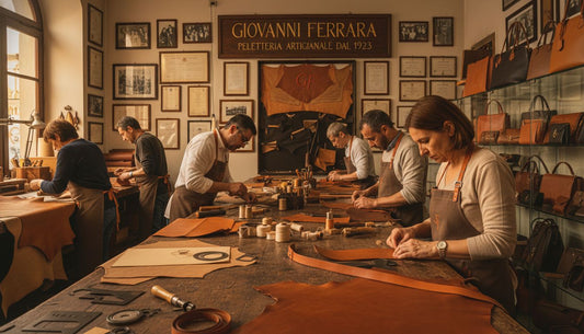 Italian leather workshop