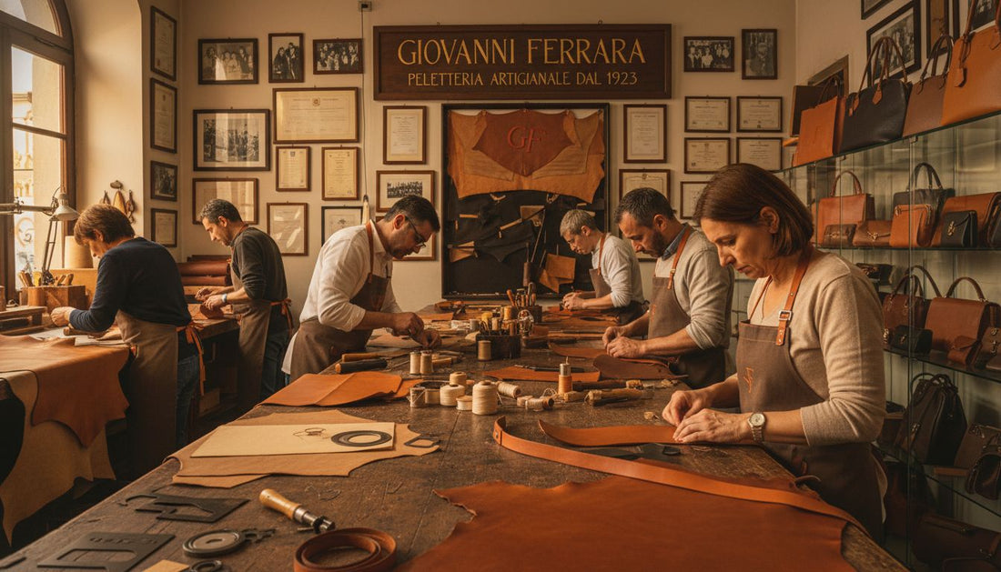 Italian leather workshop