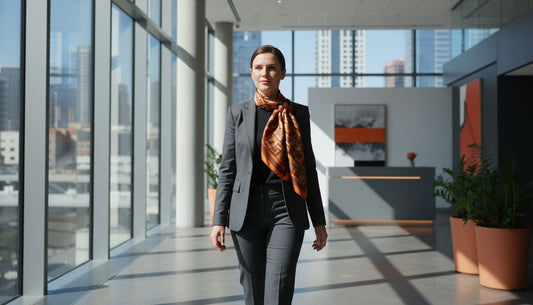 professional silk scarf style