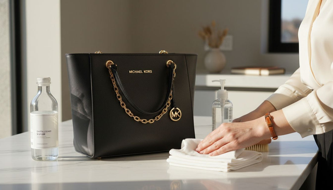 leather purse cleaning