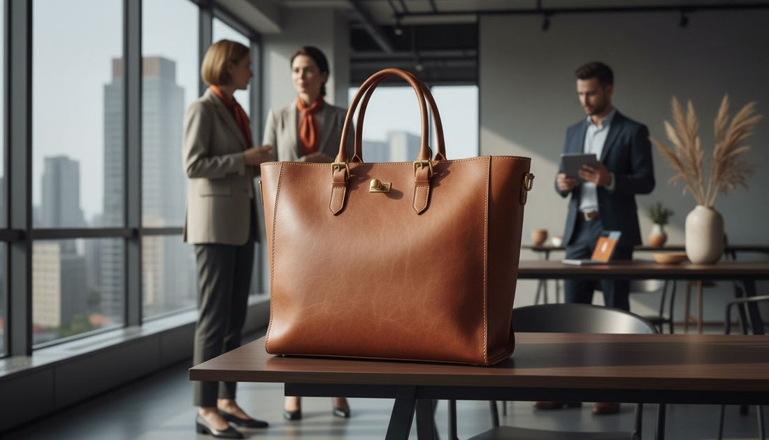 full-grain leather bag