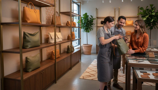 handbag material variety