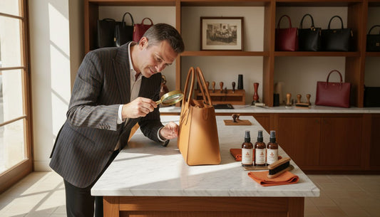 Italian leather purse care