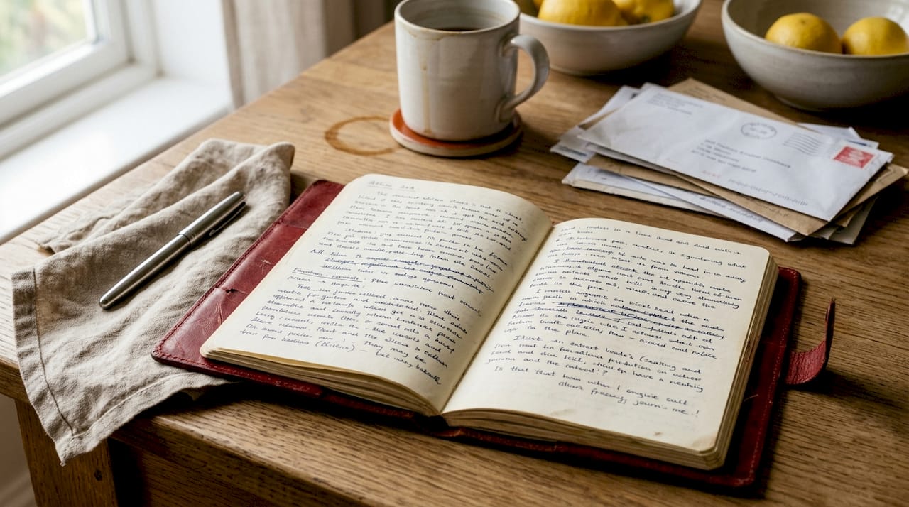 Red leather journals: Italian artistry for timeless elegance – San ...