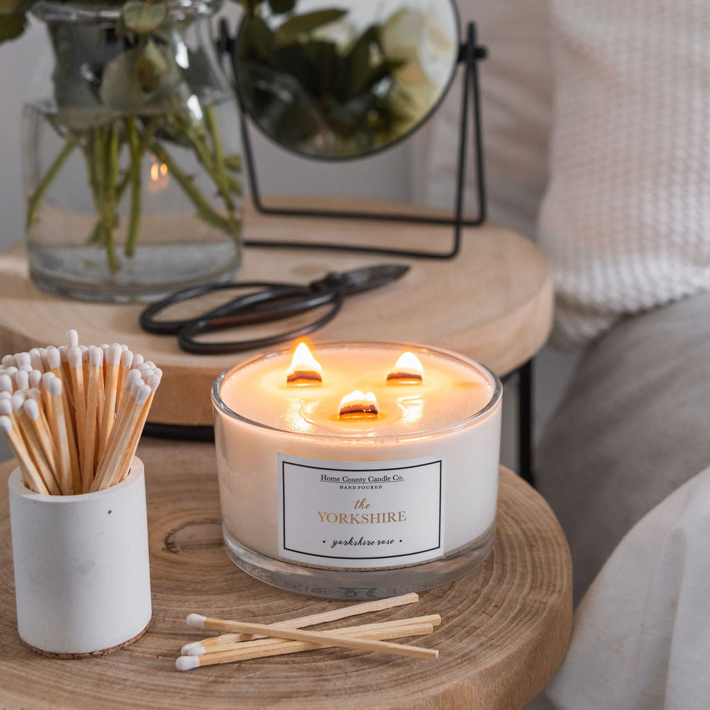 How to care for your wooden wick soy candle