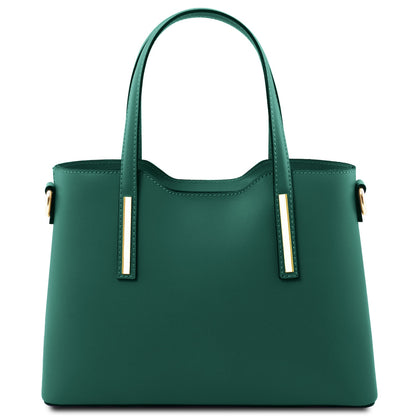 Olimpia - Italian leather tote - Small size