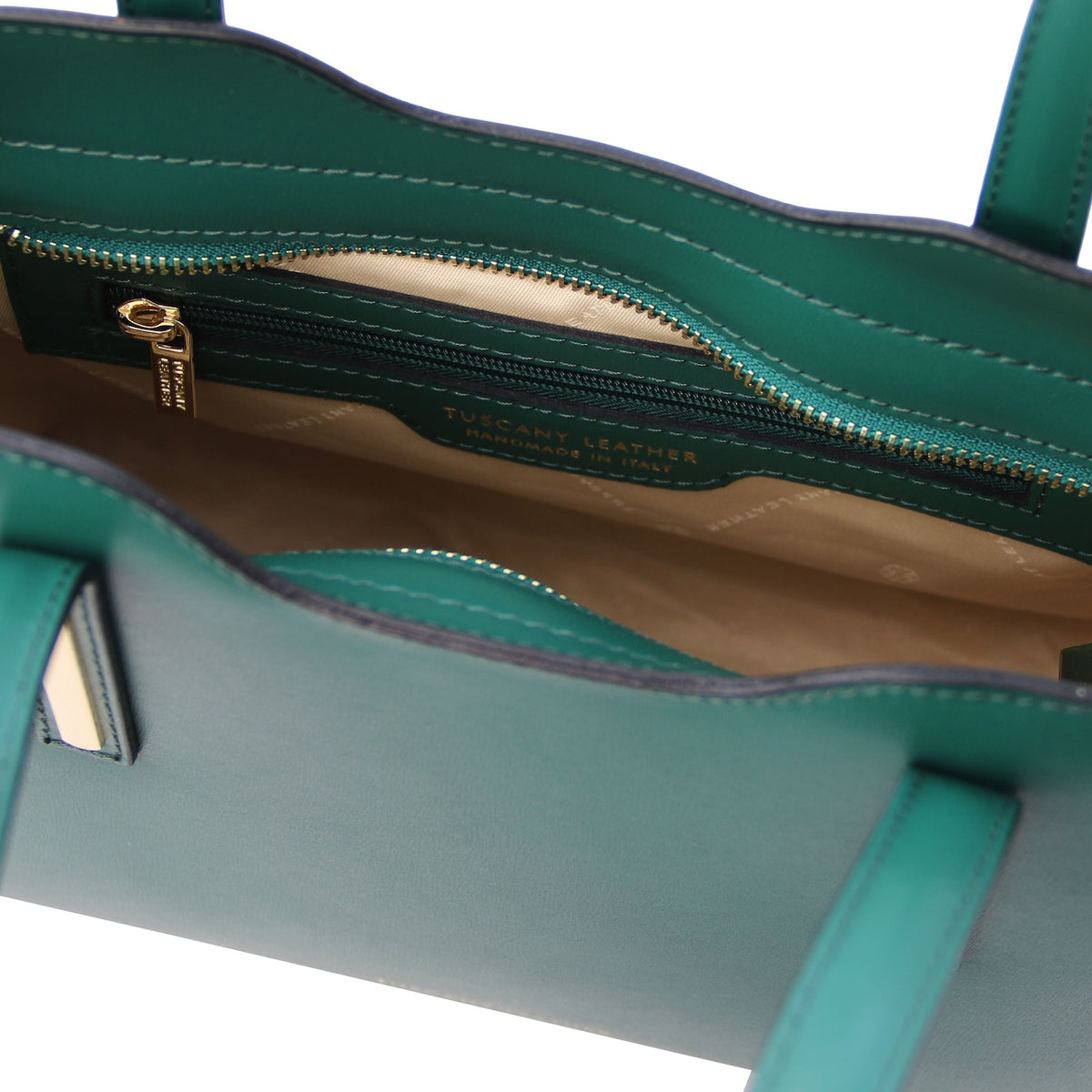 Olimpia - Italian leather tote - Small size