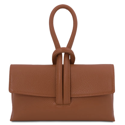 TL Bag – Leder-Clutch mit Umschlag