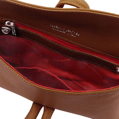 TL Bag – Leder-Clutch mit Umschlag