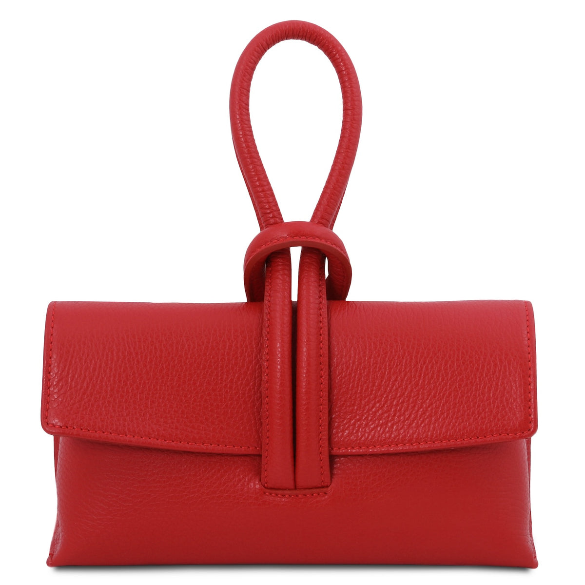 TL Bag – Leder-Clutch mit Umschlag