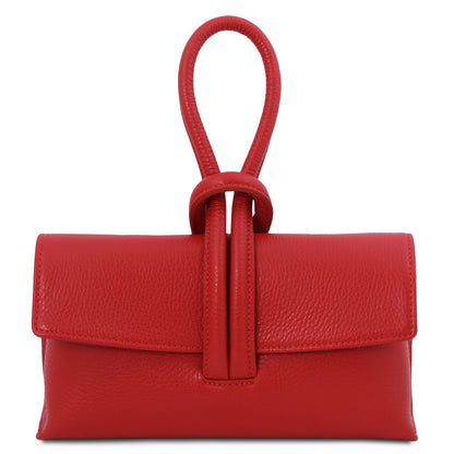 TL Bag – Leder-Clutch mit Umschlag
