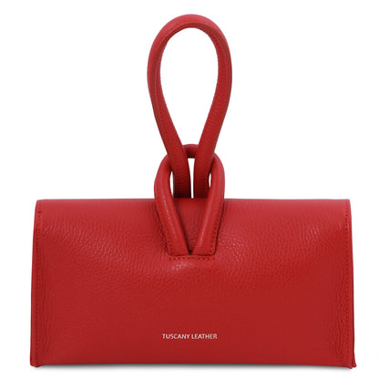 TL Bag – Leder-Clutch mit Umschlag