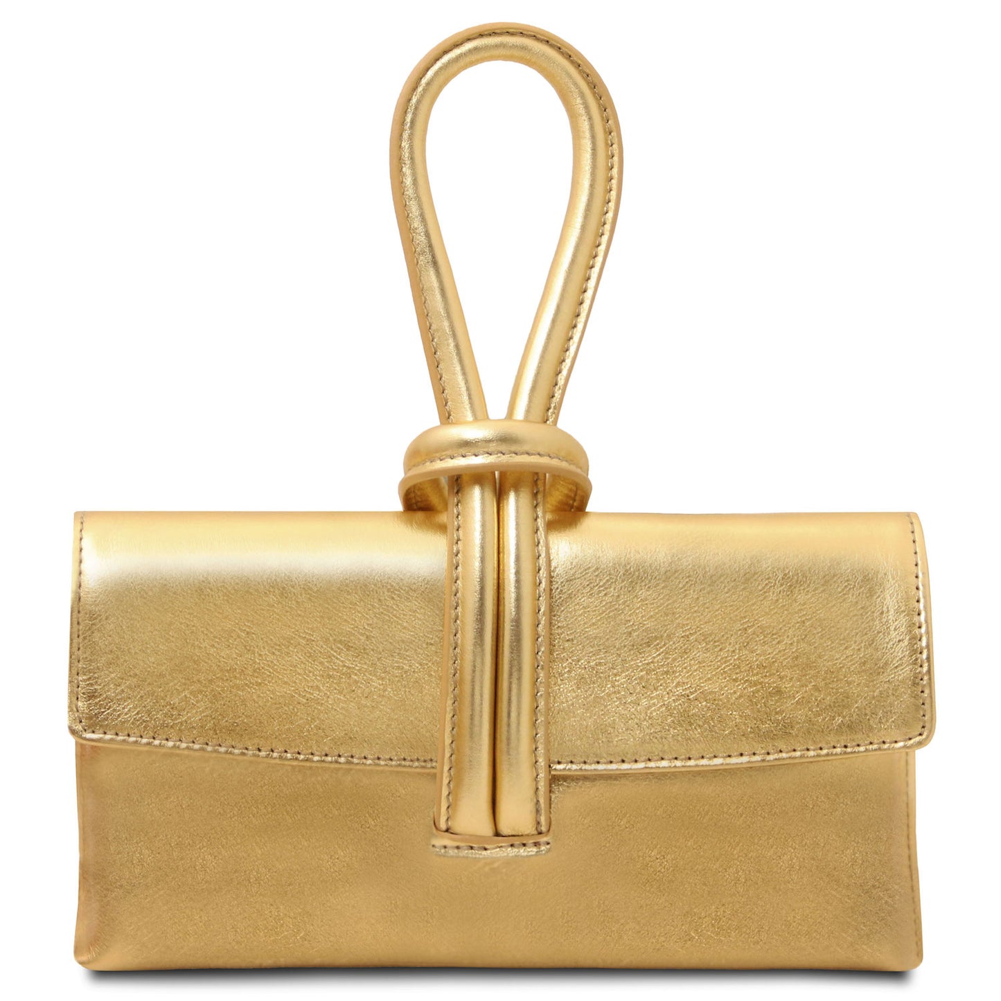TL Bag - Metallic leather clutch | TL141993