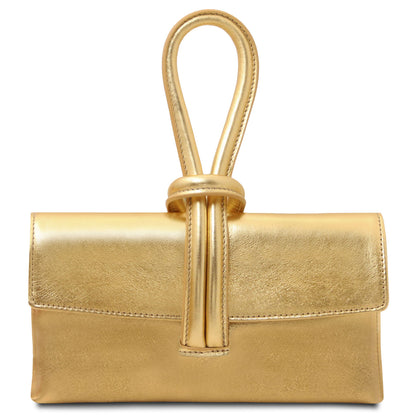 TL Bag - Metallic leather clutch | TL141993