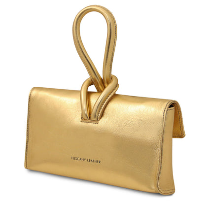 TL Bag - Metallic leather clutch | TL141993