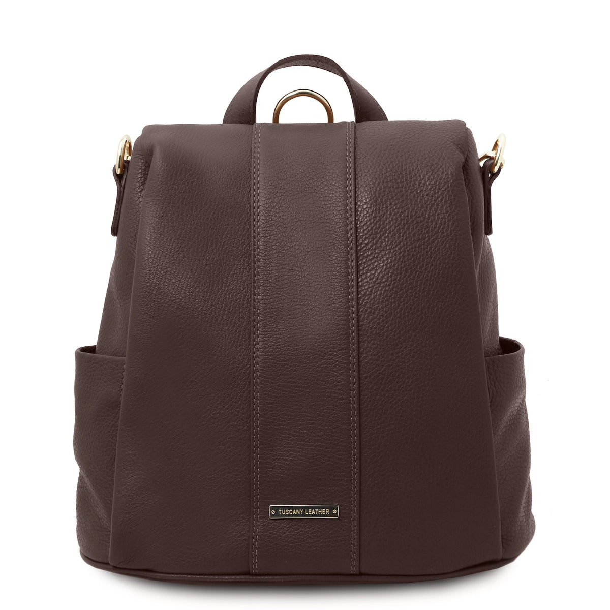 TL Bag - Soft leather backpack - convertible 2-in-1 backpack shoulder bag