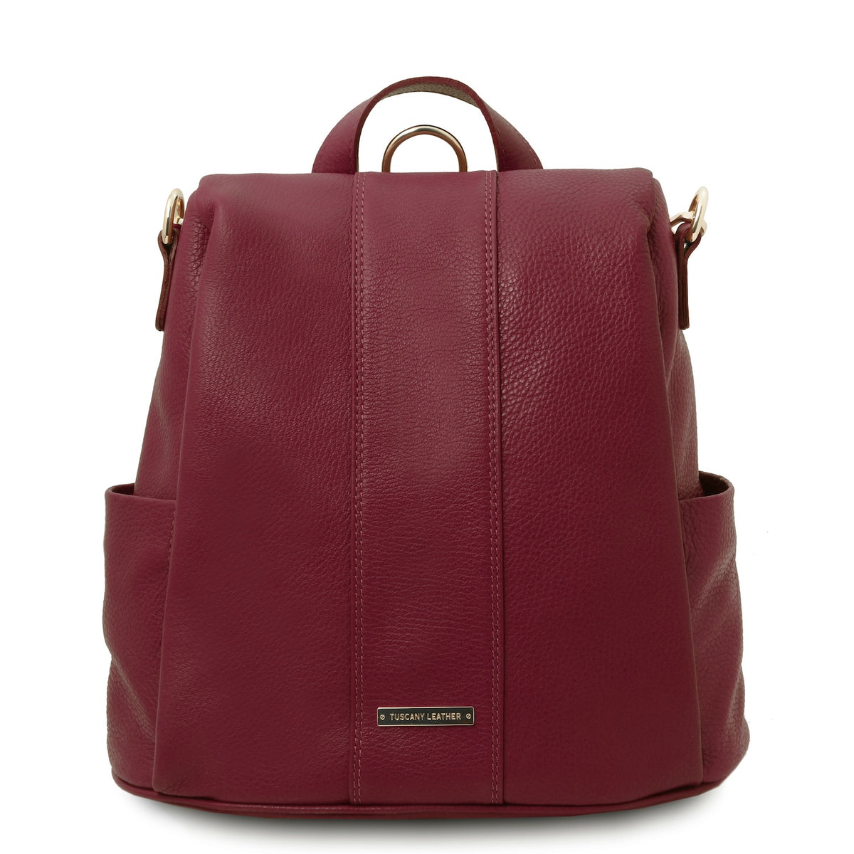 TL Bag - Soft leather backpack - convertible 2-in-1 backpack shoulder bag