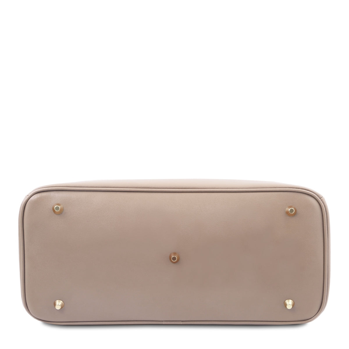 TL Bag - Structured leather handbag with shoulder strap