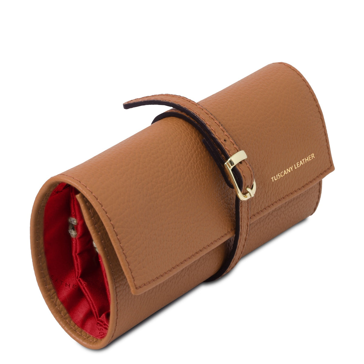 Soft leather jewellery case