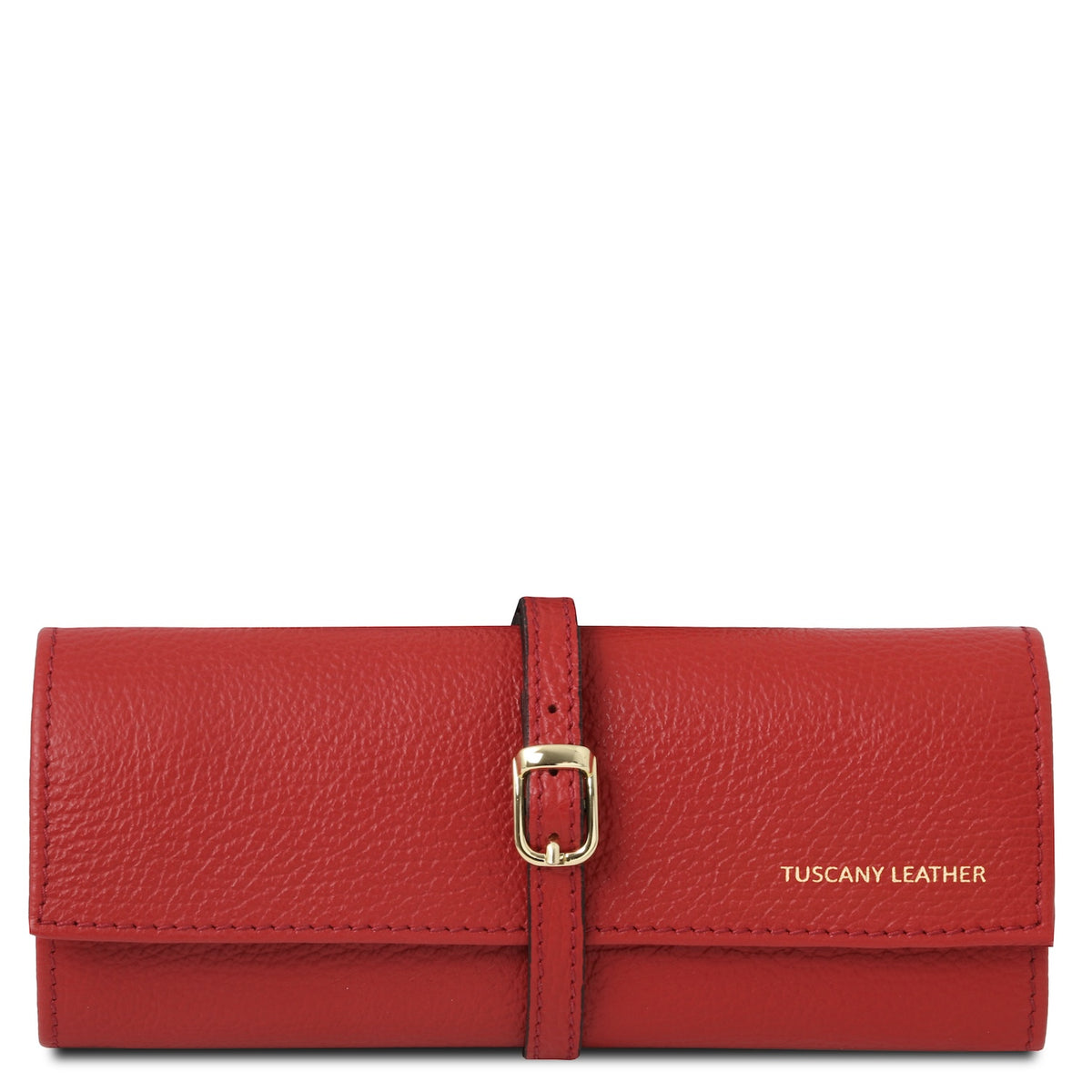 Soft leather jewellery case