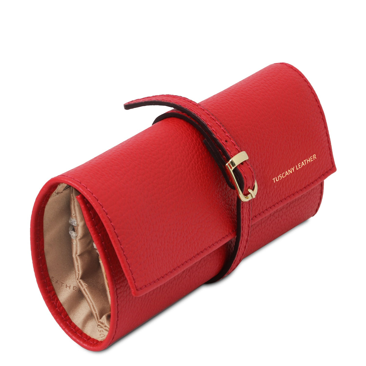 Soft leather jewellery case