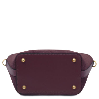 Glacette - Suede leather bucket bag | TL142261