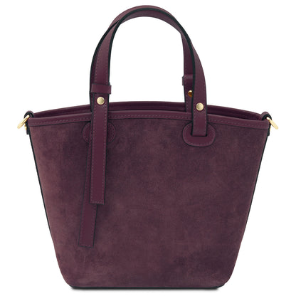 Glacette - Suede leather bucket bag | TL142261