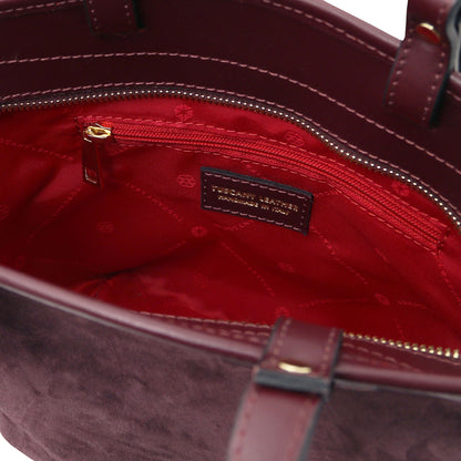 Glacette - Suede leather bucket bag | TL142261