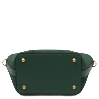 Glacette - Suede leather bucket bag | TL142261